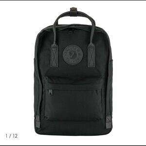 Fjallraven Kanken No. 2 Black Laptop Backpack 15” (NWT)